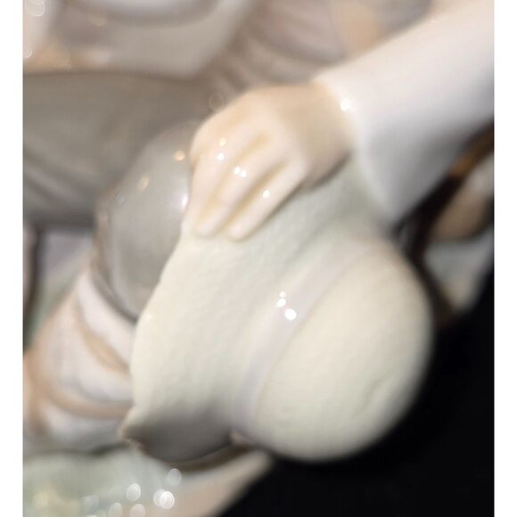 LLADRO "Friendship" 1230 Girl Boy With Puppy Porcelain- Lovely Condition, Mint - Picture 8 of 10